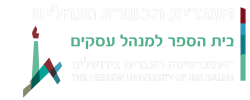 לוגו העברית הכשרת מנהלים, האוניברסיטה העברית בירושלים